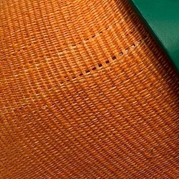 Kate Spade Orange Fruit Spice Things Up Novelty Straw Crossbody Purse Handbag - Picture 9 of 16